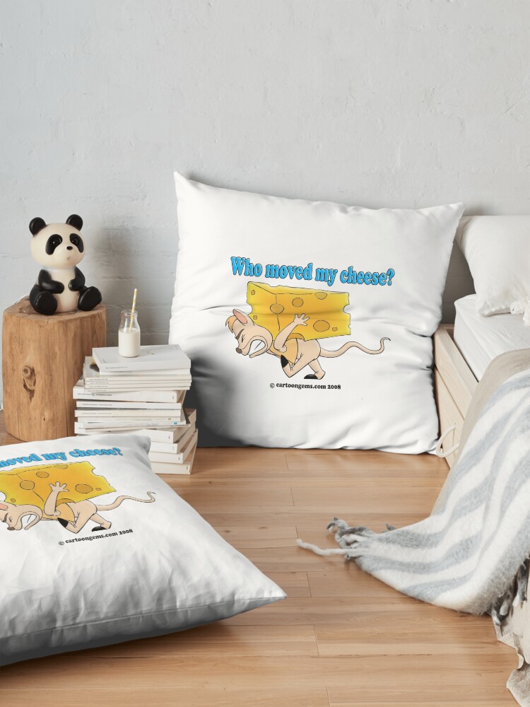 Alternate view of Who Moved My Cheese? Floor Pillow