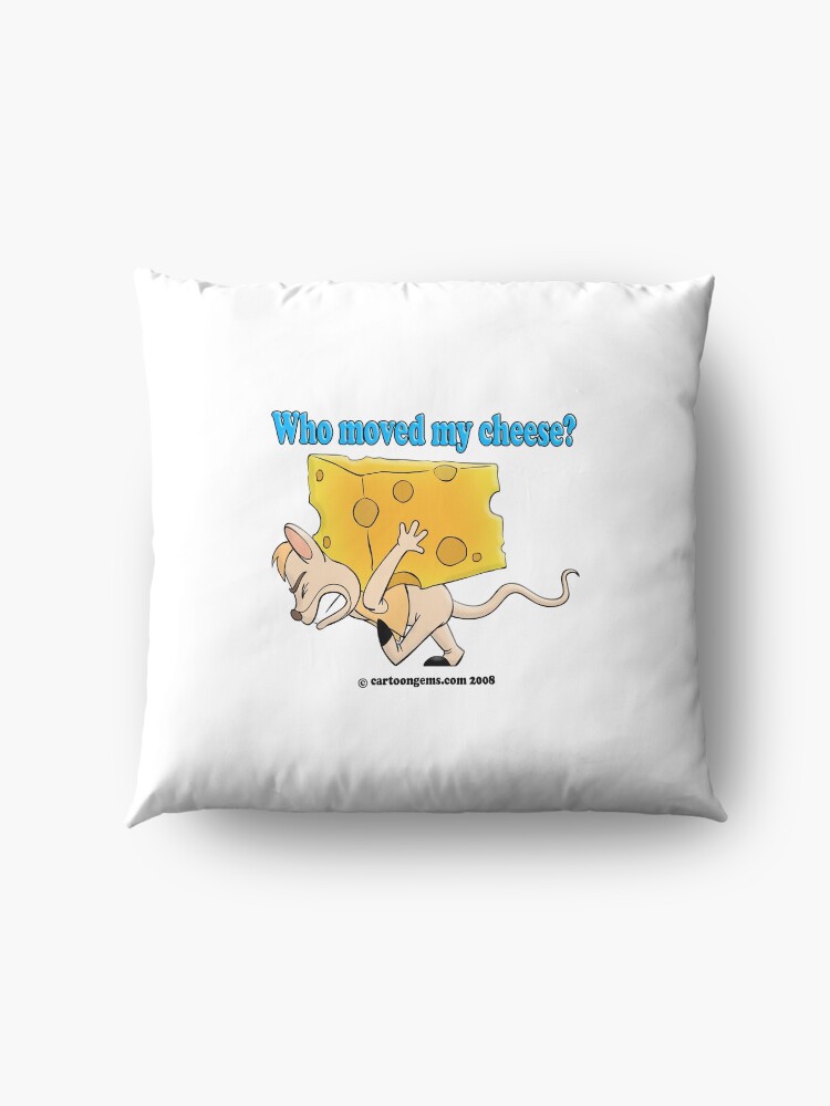 Alternate view of Who Moved My Cheese? Floor Pillow