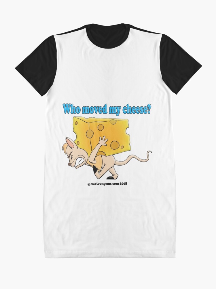 Alternate view of Who Moved My Cheese? Graphic T-Shirt Dress