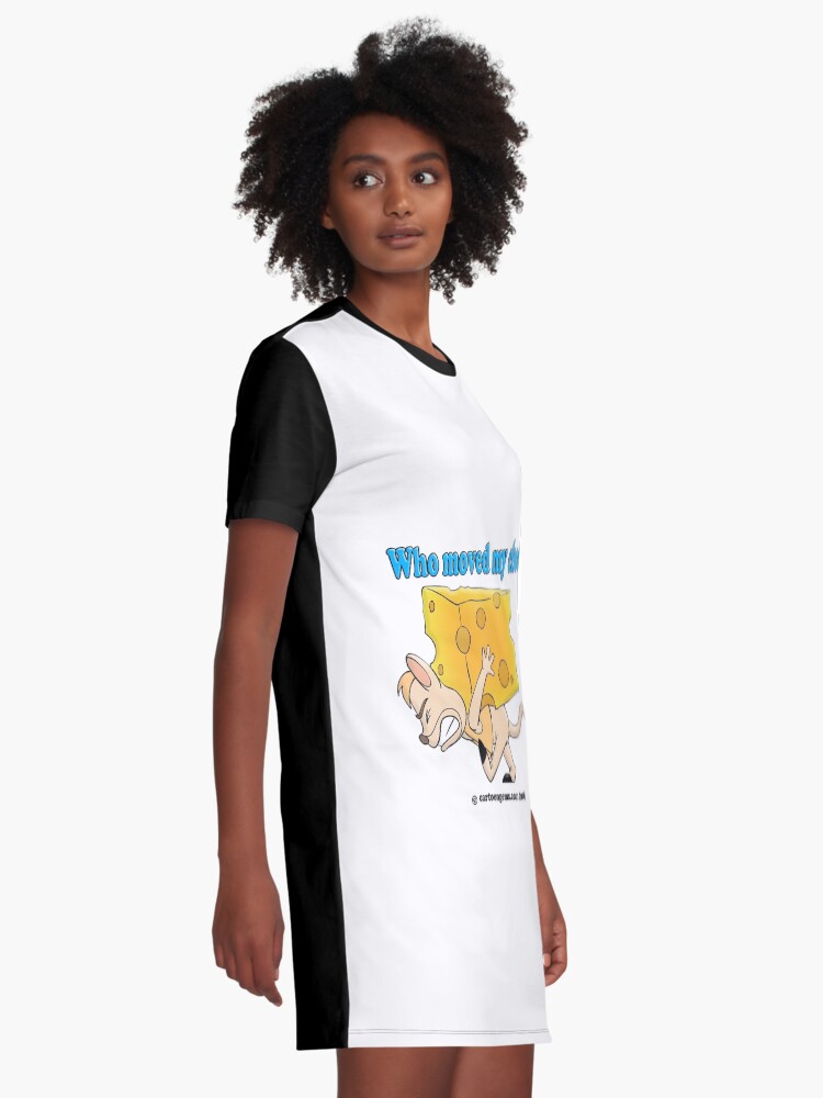 Alternate view of Who Moved My Cheese? Graphic T-Shirt Dress
