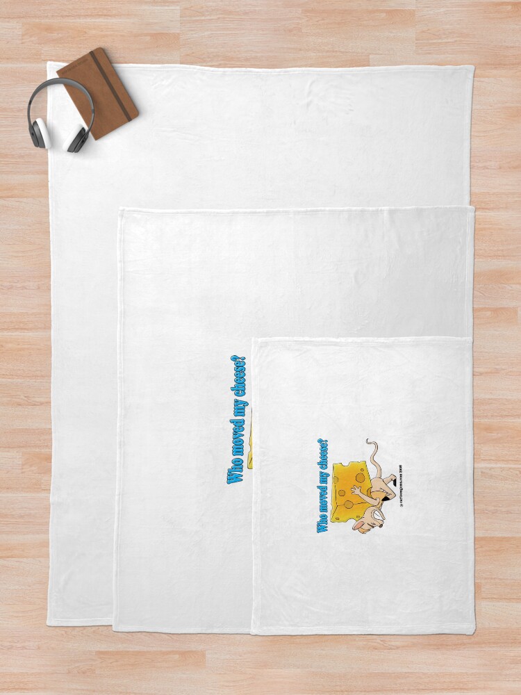 Alternate view of Who Moved My Cheese? Throw Blanket