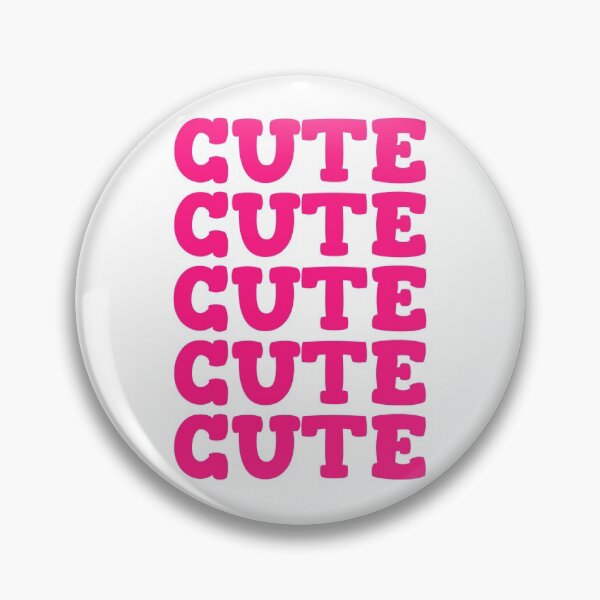 Item preview, Cute Cute Cute Cute Cute - Pink Bold designed and sold by stephenop92.