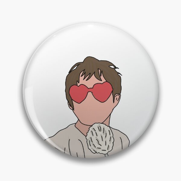 Item preview, Lewis Capaldi Heart Glasses & Toilet Brush designed and sold by ChrissyT95.