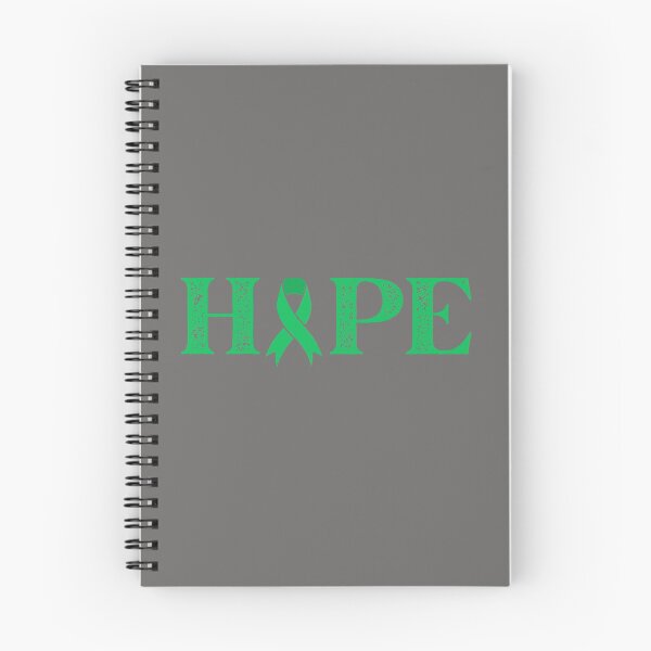 Item preview, Hope Text Green Awareness Ribbon Design designed and sold by Gramsta.