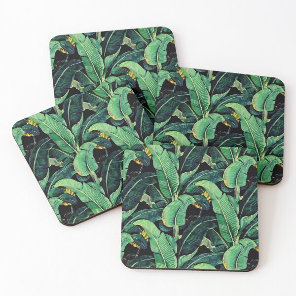 Item preview, Night banana leaves designed and sold by AlexGolyakov.