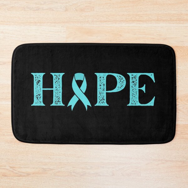 Item preview, Hope Text Light Blue Awareness Ribbon Design designed and sold by Gramsta.