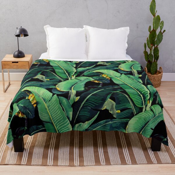 Item preview, Night banana leaves designed and sold by AlexGolyakov.