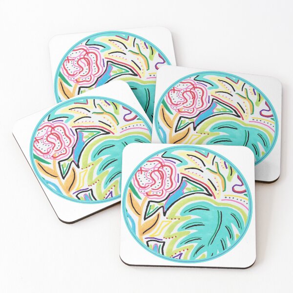 Item preview, Flower Print Circle designed and sold by dontflashtash.