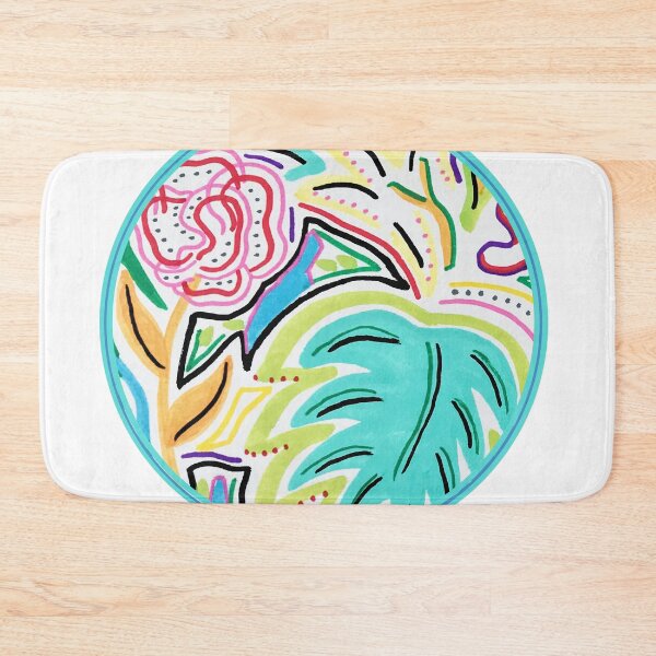 Item preview, Flower Print Circle designed and sold by dontflashtash.
