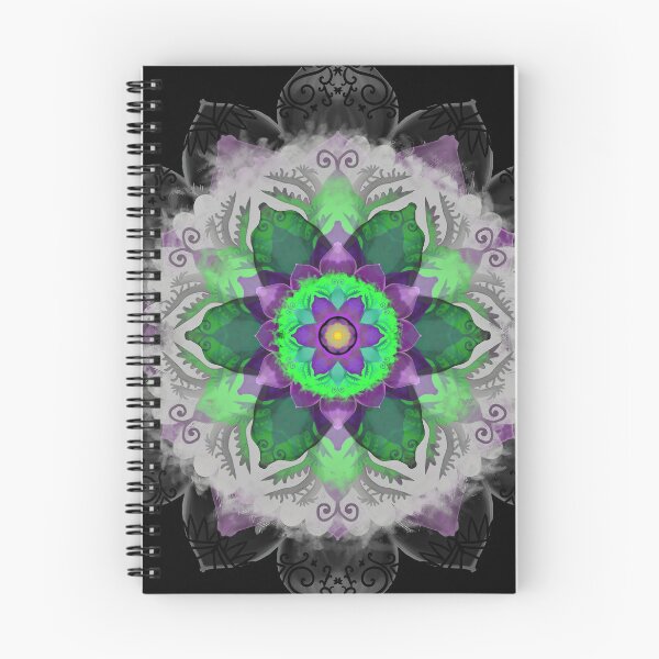 Aperçu de l'œuvre Mandala fleur abstraite créée et vendue par CommonSpring.