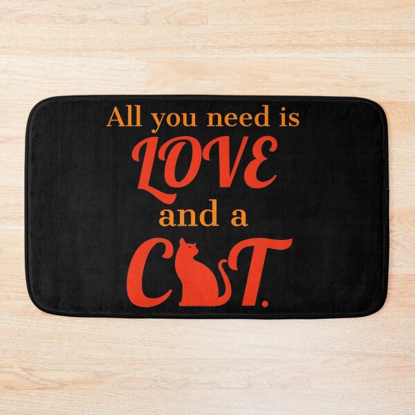 Item preview, all you need is love and a cat. designed and sold by doctors-apparel.
