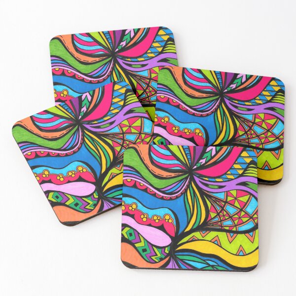 Item preview, Psychedelic lines designed and sold by Pernelle-Opale.