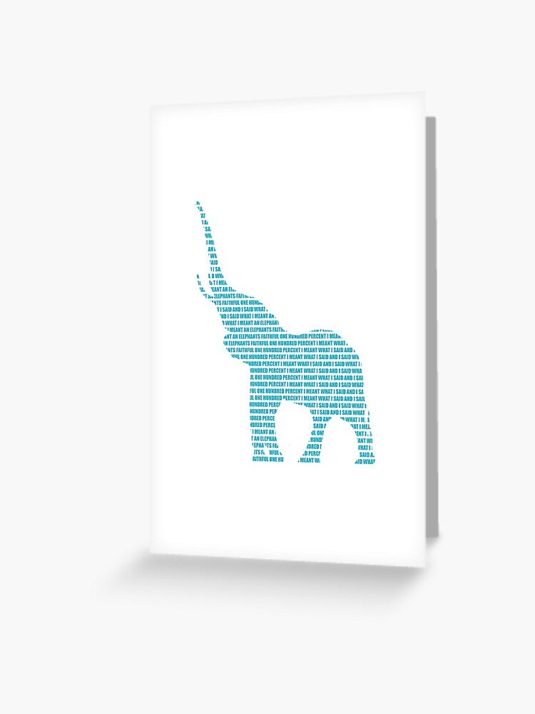 Horton Hears A Who Quote Greeting Card By Ketchambr Redbubble