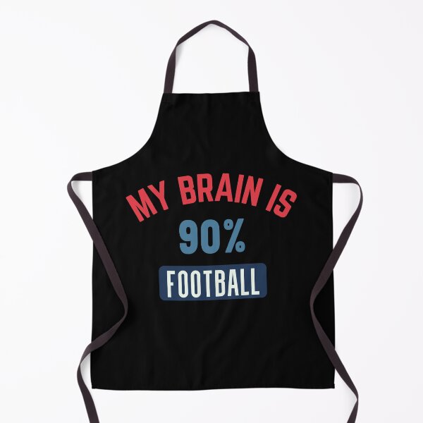 Item preview, My brain is 90% football designed and sold by bumperapparels.