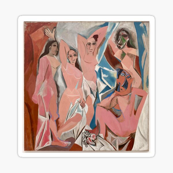Les Demoiselles D’avignon Sticker