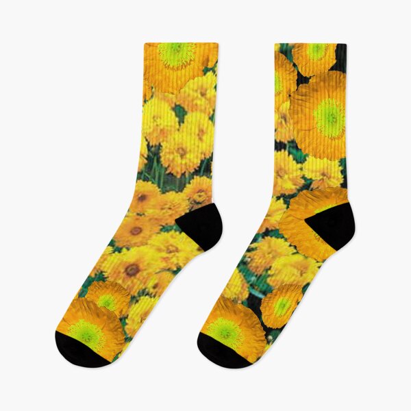 Item preview, GOLDEN POPPIES  & YELLOW FLOWERS GARDEN ART designed and sold by sharlesart.