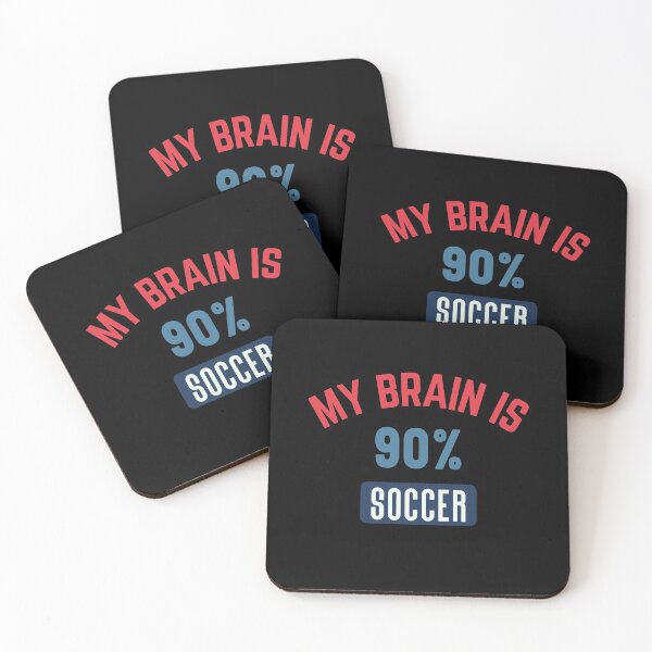 Item preview, My brain is 90% soccer designed and sold by bumperapparels.