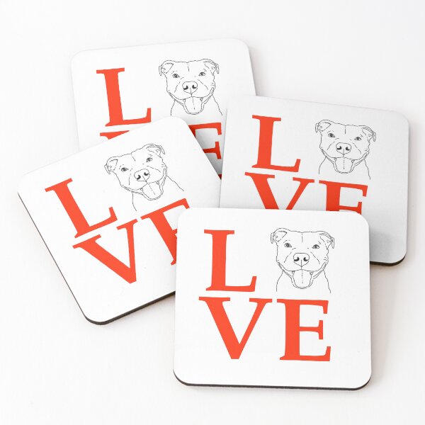 Item preview, Pit Bull LOVE designed and sold by Furkid Studio.