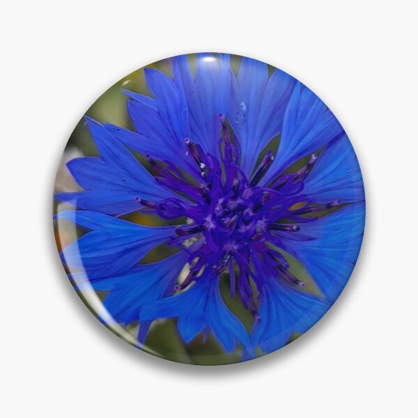 Item preview, Flowers Go Wild in Wimbledon 4 - Blue Cornflower in the field designed and sold by ellenhenry.