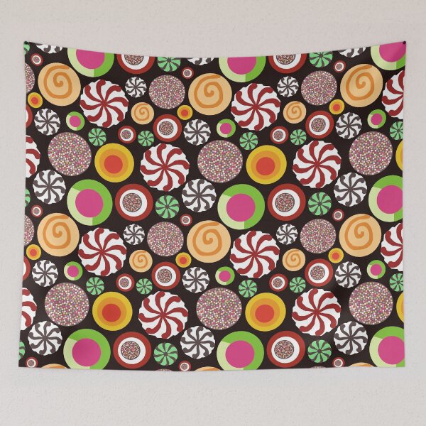 Item preview, Polka Lollipop Abstract designed and sold by DecorartByNJ.