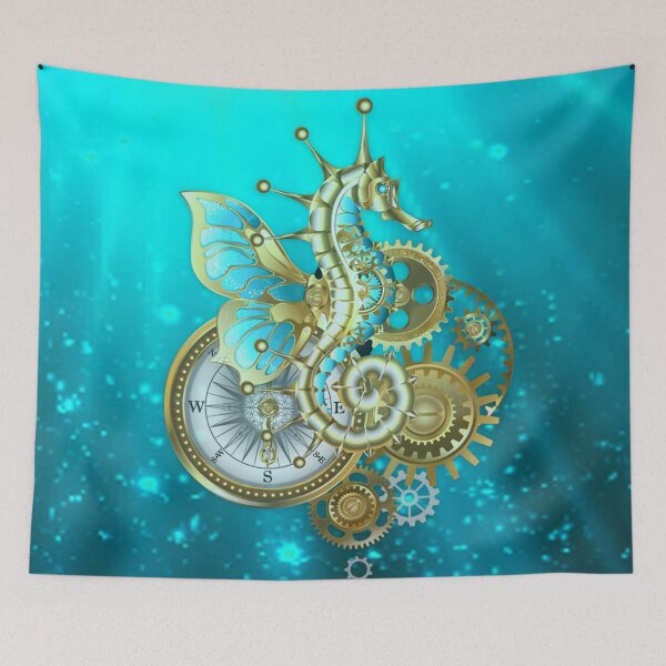 Item preview, Steampunk Seahorse designed and sold by RuthFurtado.