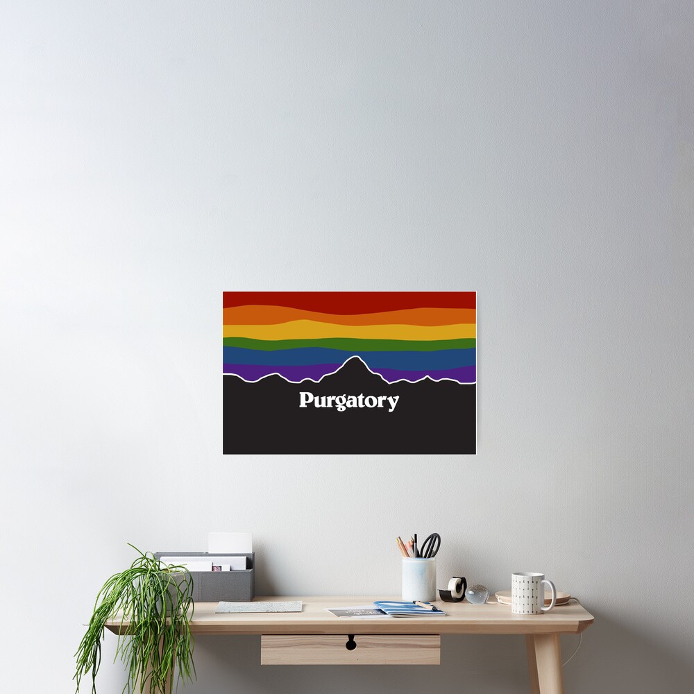 Purgatory Pride Rainbow Sunset - Wynonna Earp Poster
