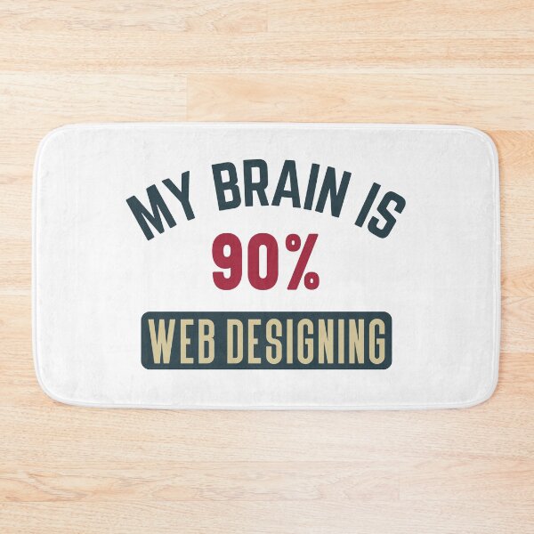 Item preview, My brain is 90% web designing full designed and sold by bumperapparels.