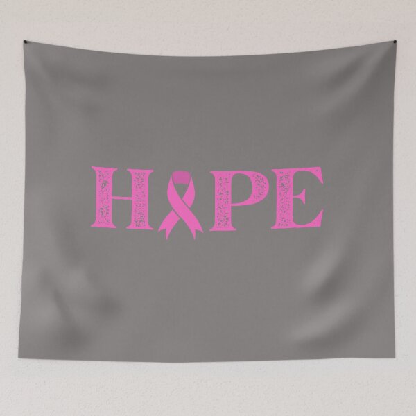 Item preview, Hope Text Pink Awareness Ribbon Design designed and sold by Gramsta.