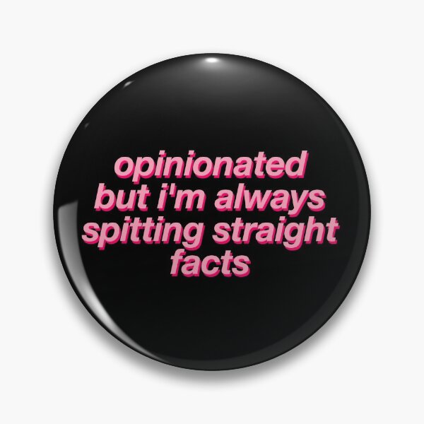MARK JOPPING OPINIONATED Pin
