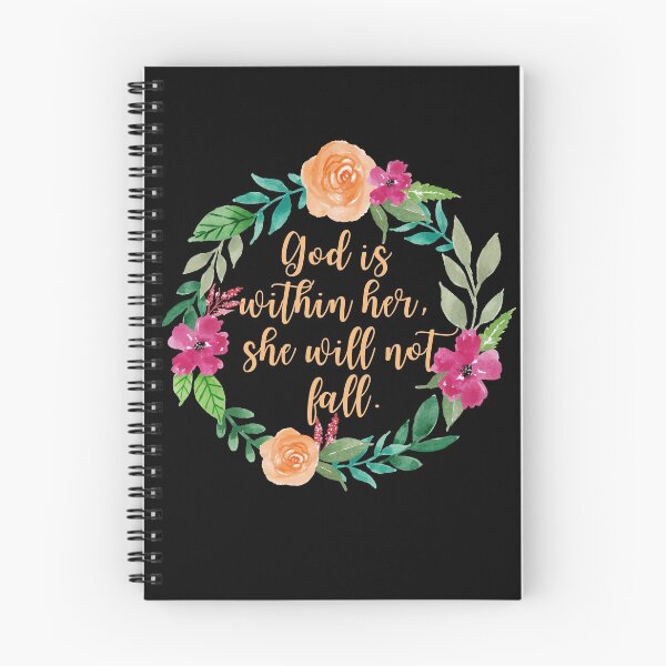 Item preview, God Is Within Her She Will Not Fall - Flowers  designed and sold by KarolinaPaz.