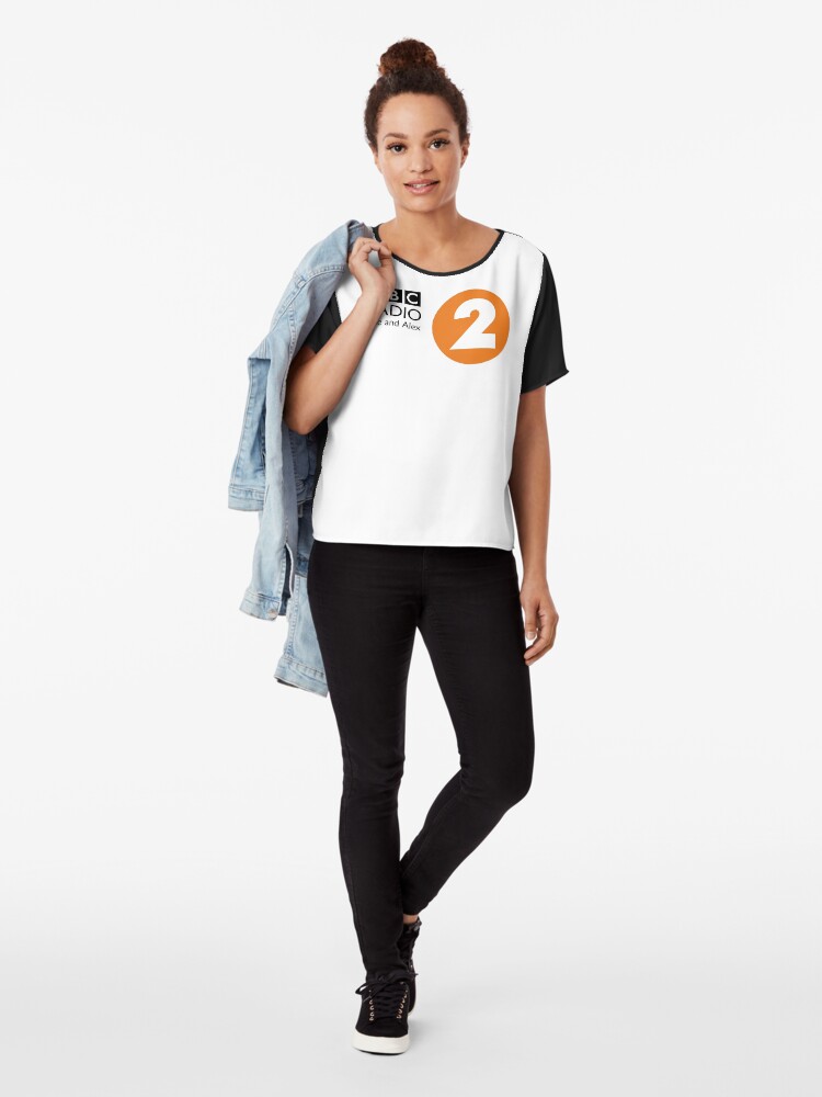 Alternate view of NDVH Zoe and Alex Chiffon Top