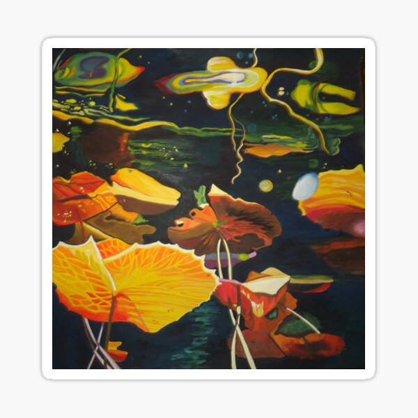 Autumn reflections Sticker