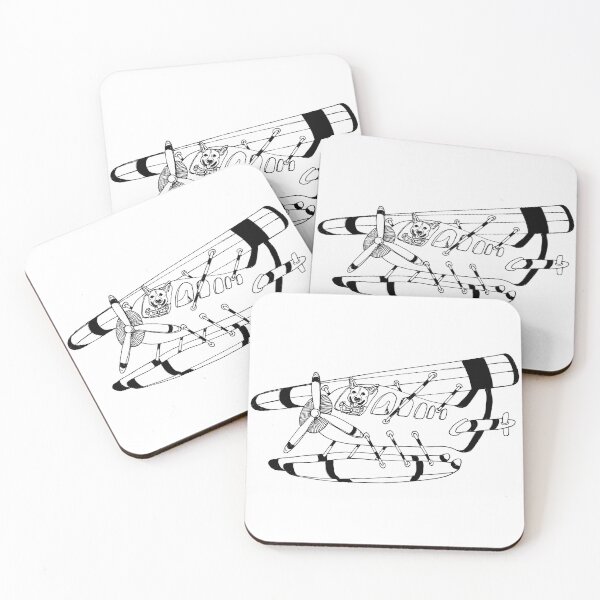 Item preview, Corgi Flying a Seaplane designed and sold by ItllGlowOnYou.