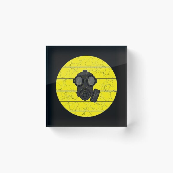 Item preview, Nuclear Engineer Gas Mask Vintage Sunset designed and sold by Obiscidan.