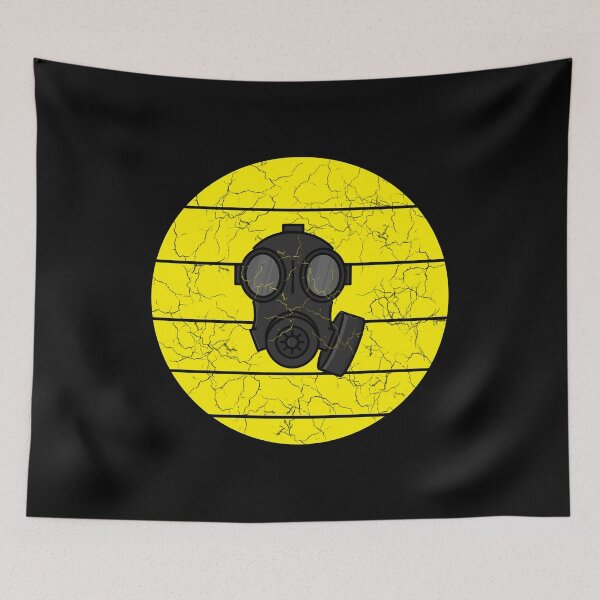 Item preview, Nuclear Engineer Gas Mask Vintage Sunset designed and sold by Obiscidan.