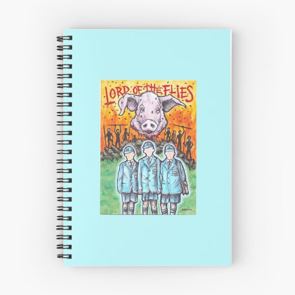 Item preview, Lord of the Flies book cover design - Inks and Watercolors designed and sold by Robert Votta.