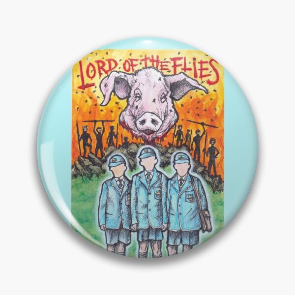 Item preview, Lord of the Flies book cover design - Inks and Watercolors designed and sold by Robert Votta.