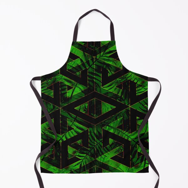 Item preview, Tropical Jungle Illusion - Emerald Green designed and sold by HeckaDoodleDo.