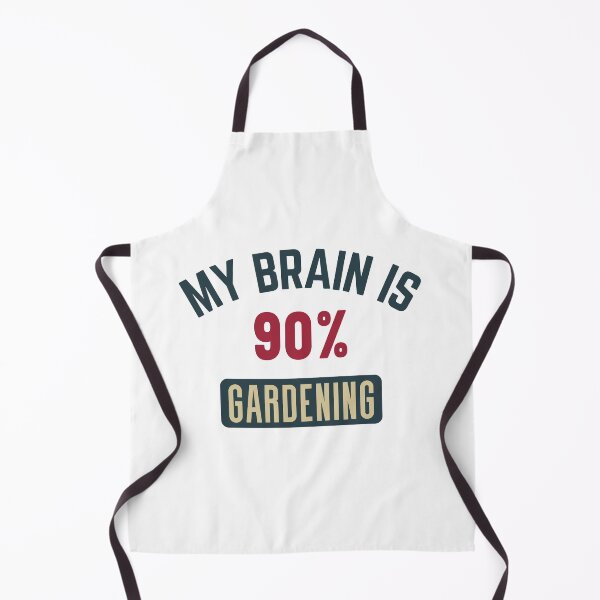Item preview, My brain is 90% gardening full designed and sold by bumperapparels.