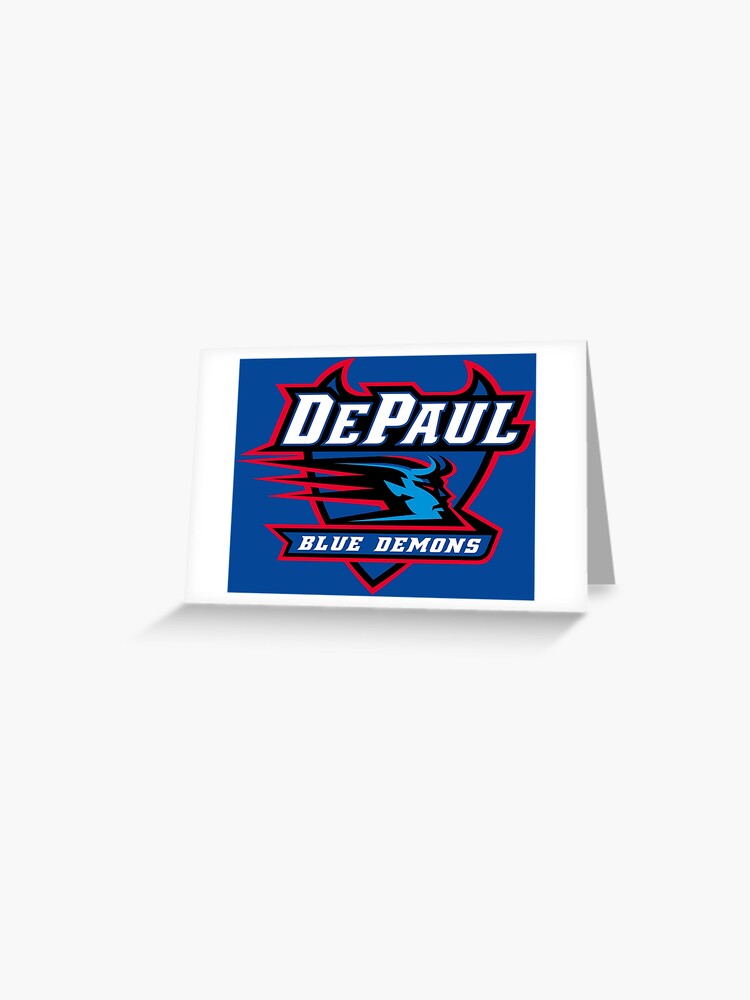 Depaul Blue Demons Greeting Card By Timothyl Redbubble - team demons roblox