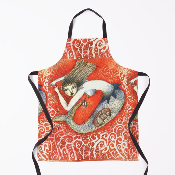 Item preview, Sirena en Rojo designed and sold by Arema Arega.