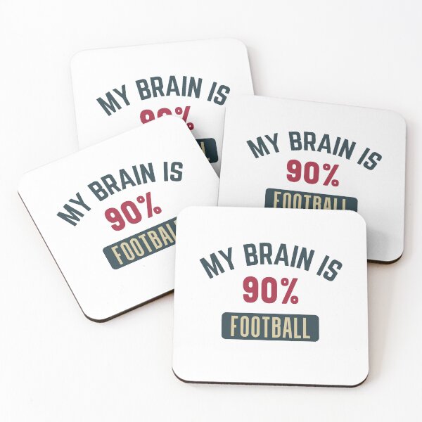 Item preview, My brain is 90% football full designed and sold by bumperapparels.