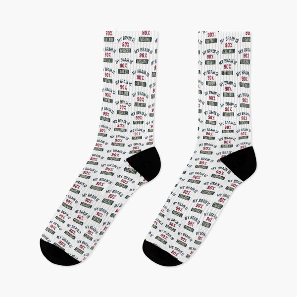 Item preview, My brain is 90% football full designed and sold by bumperapparels.
