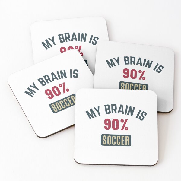 Item preview, My brain is 90% soccer full designed and sold by bumperapparels.