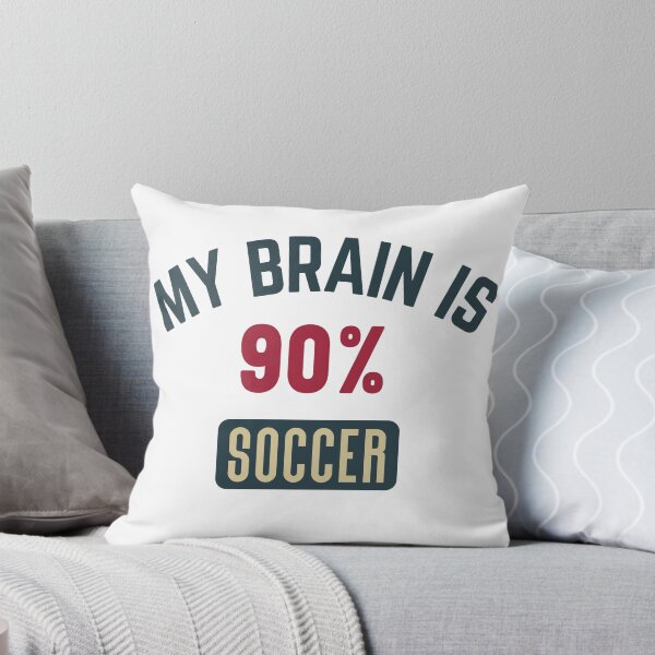 Item preview, My brain is 90% soccer full designed and sold by bumperapparels.