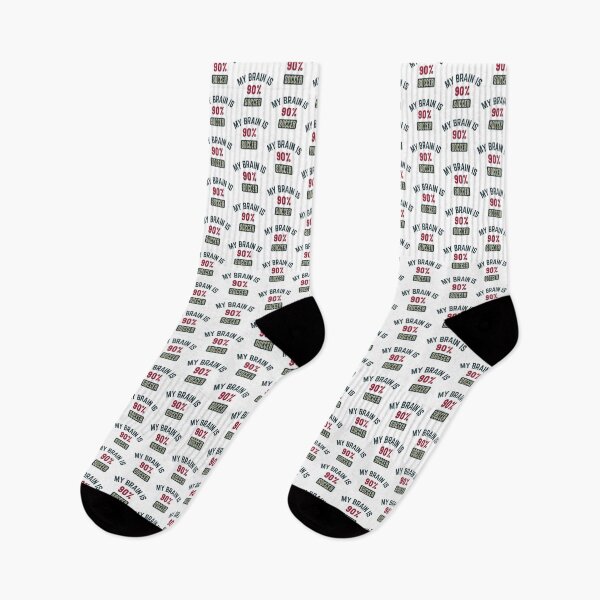 Item preview, My brain is 90% soccer full designed and sold by bumperapparels.
