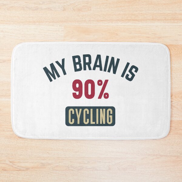 Item preview, My brain is 90% cycling full designed and sold by bumperapparels.