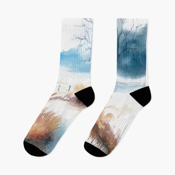 Artikelvorschau, Aquarelllandschaft entworfen und verkauft von MCTS SHOP.