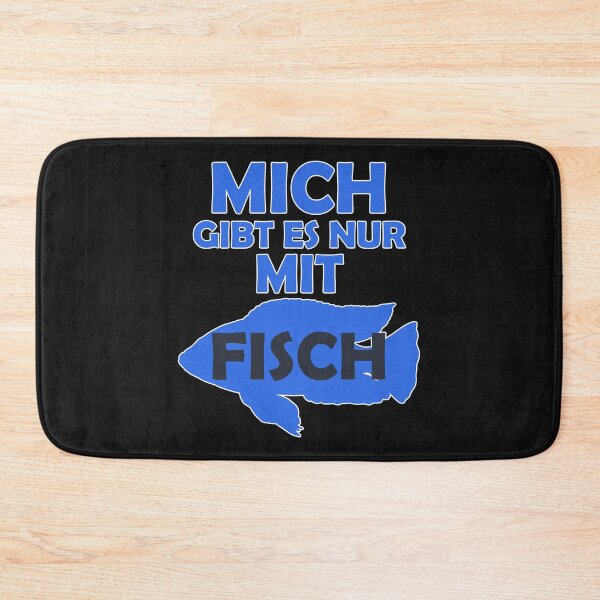 Item preview, Mich nur mit Fisch Cichlid Tropical Ornamental Aquarium Aquarist Fish Gift designed and sold by TheAplus.