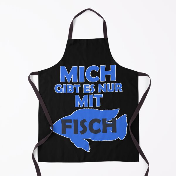 Item preview, Mich nur mit Fisch Cichlid Tropical Ornamental Aquarium Aquarist Fish Gift designed and sold by TheAplus.